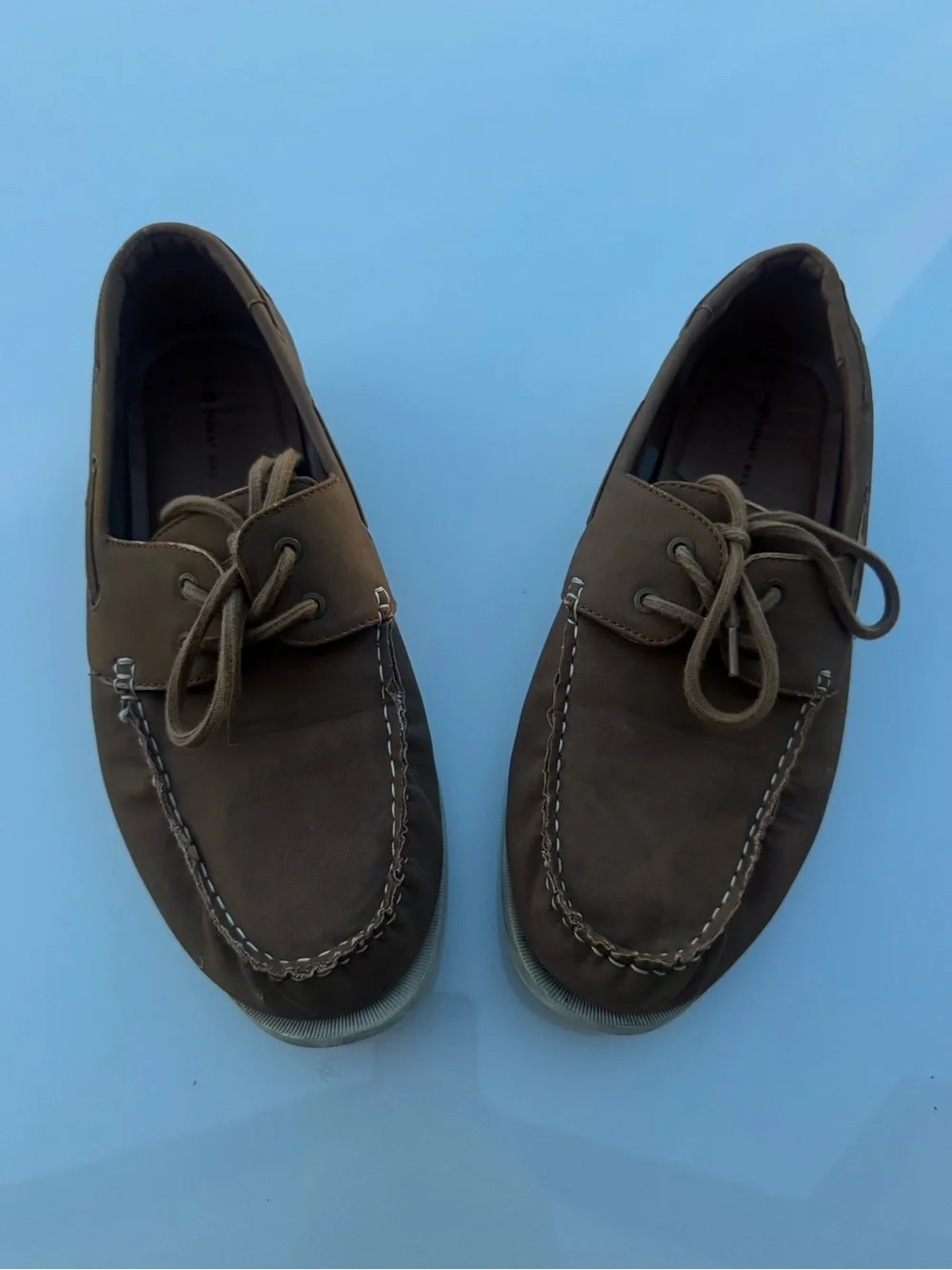 Target Men's Dark Brown Lace-Up Boat Shoes